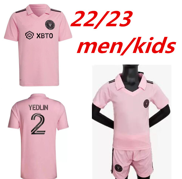 

fans version 2022 2023 MLS INTER MIAMI socer jerseys boys sets MOTA YEDLIN HOME pink 22 23 BECKHAM HIGUAIN MATUIDI CF Pizarro football shirts top kids kit 999, Green