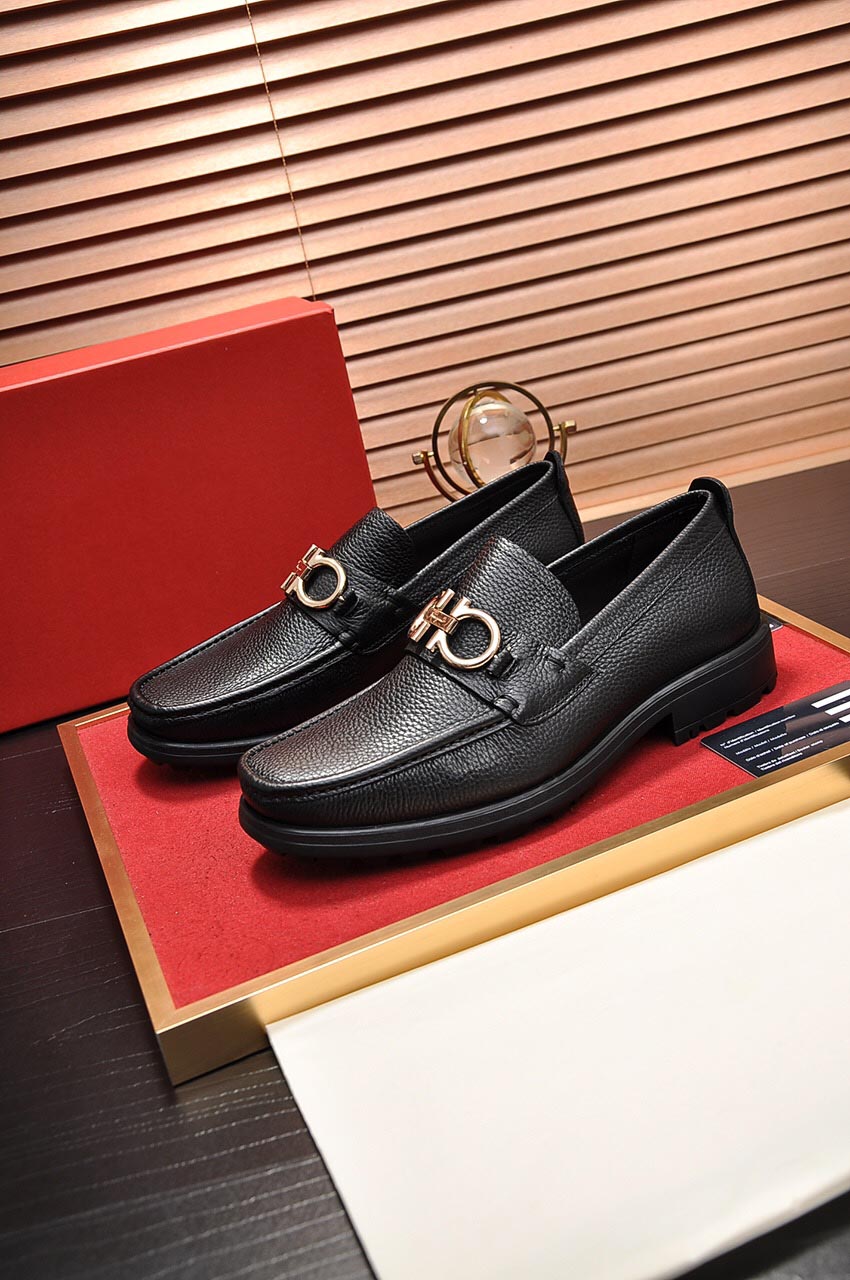 

High quality black Formal Dress Shoes For Gentle Men Genuine Leather Shoes Round