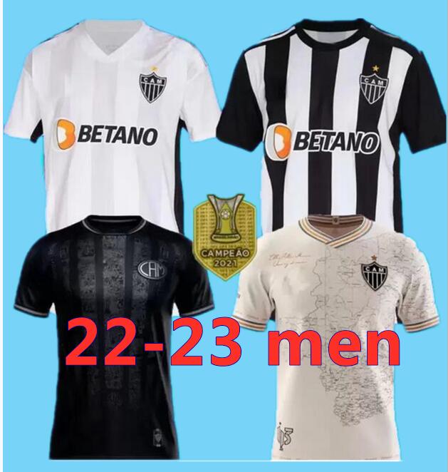

2022 2023 Atletico Mineiro Soccer Jersey G. Arana Nathan Silva Manto da Massa 113 special edition champions 22 23 Fred 10 VARGAS Otero Moura home away Football Shirt, 12