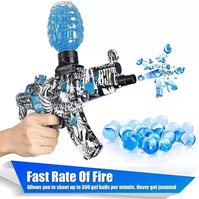 

MP5 Electric Graffiti Gun Gel Ball Shockwave Toy Gun Model High Speed Burst Splash Balls Shockwaves Children's Outdoor Game Role Playing