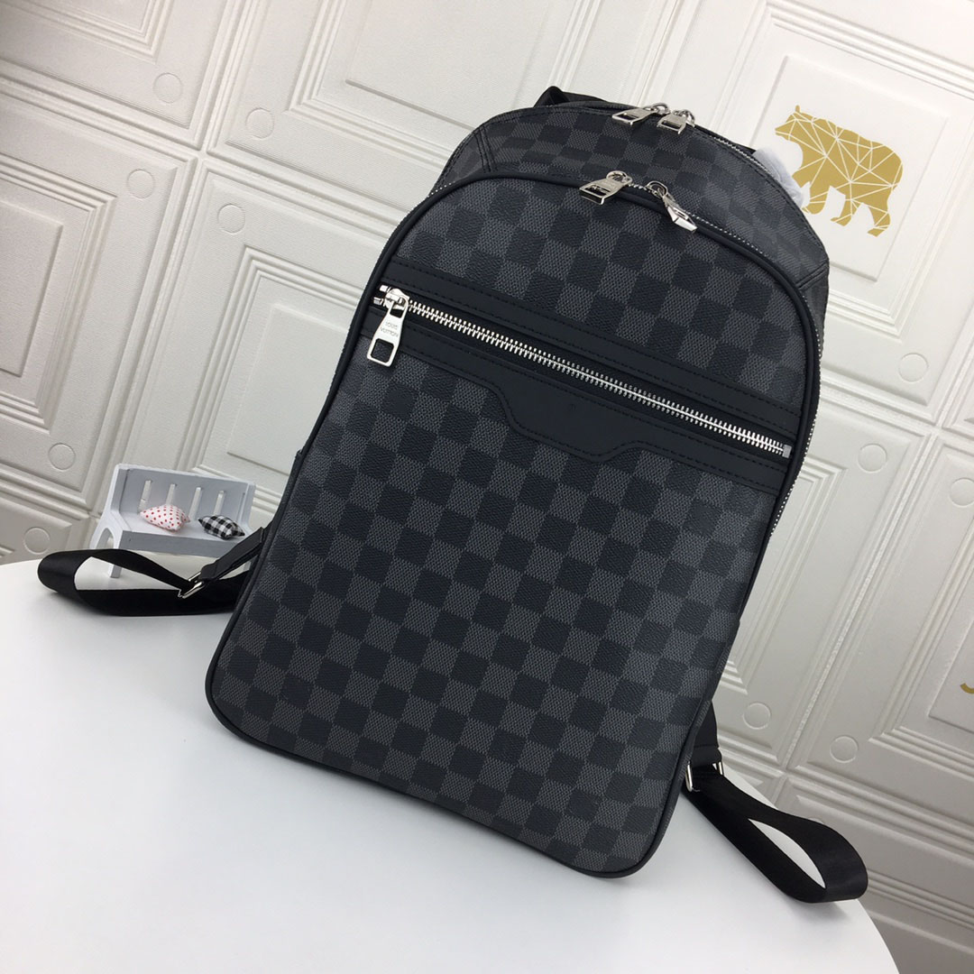 

New large capacity backpack trend fashion lightweight travel backpack, Black