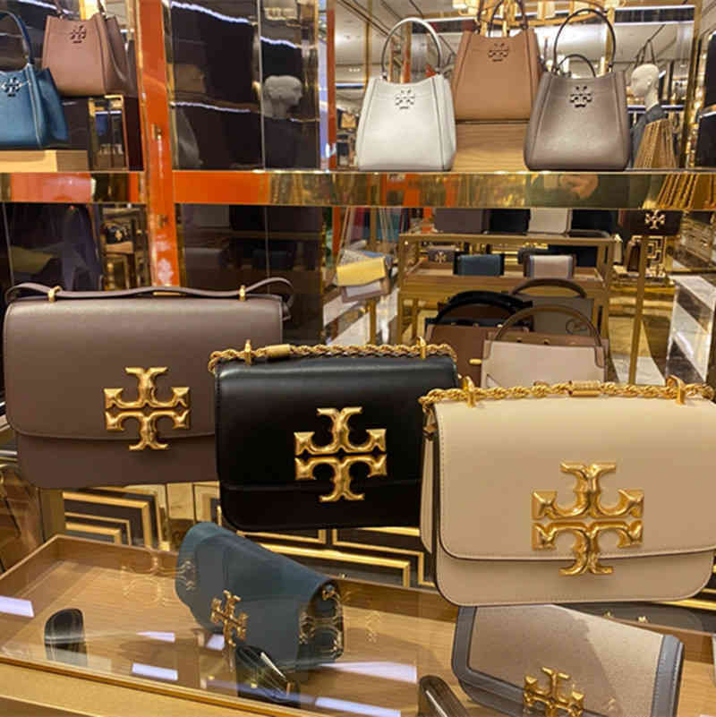 

Burchs Handbags Torys Luxury Bag Eleanor Handbag not gold brick messenger bag large small314U, Small black