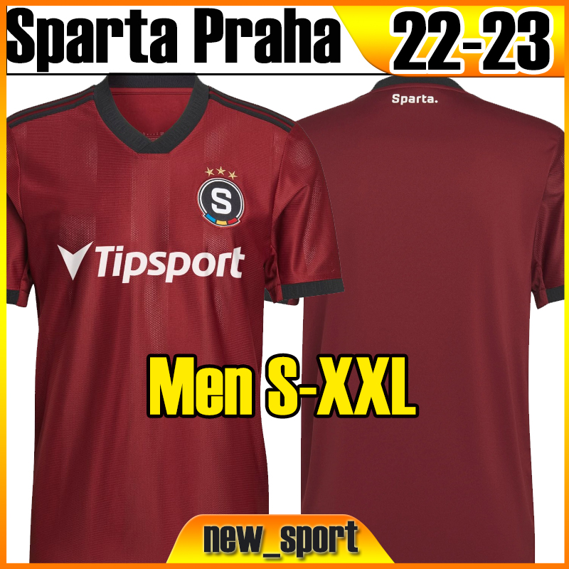 

22 23 AC Sparta Praha Soccer Jerseys 2022 2023 A.Sima Praha S.Tecl Jan Kuchta O.Kudela .Provod DOCCA HLOZEK new sport Football Shirt Men S-XXL, 22 23 home