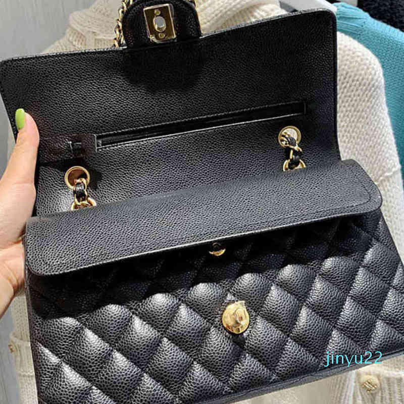 2022 NOUVEAU créateur de mode Caviar 100% authentique en cuir dames sacs à main de vache porte-toits sacs de messager qui