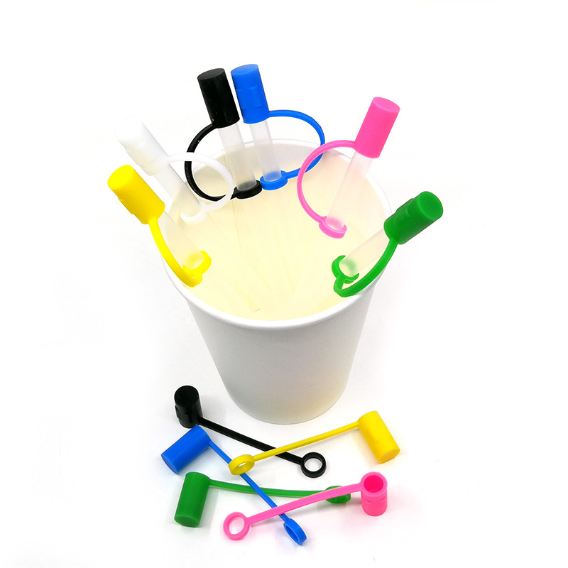 

Drinking Straws Fast DHL custom straw topper silicone mold cover charms for tumbler wholesale splash proof drinking dust plug decorative 8mm straw