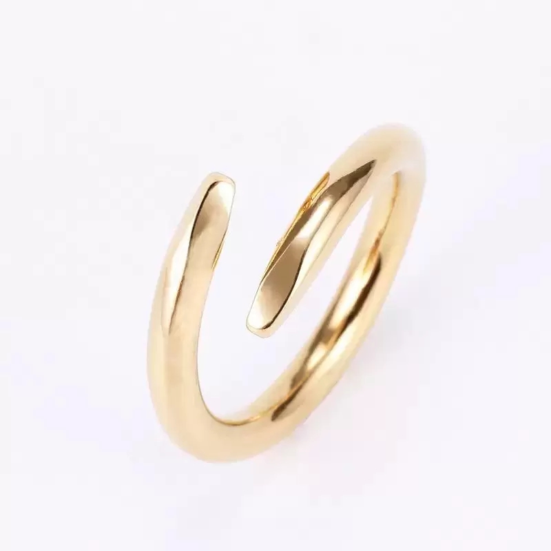 

Designer Nail Ring Luxury Jewelry Midi Rings For Women Titanium Steel Alloy Gold-Plated Process Fashion Accessories Never Fade Not Allergic Store/21621802