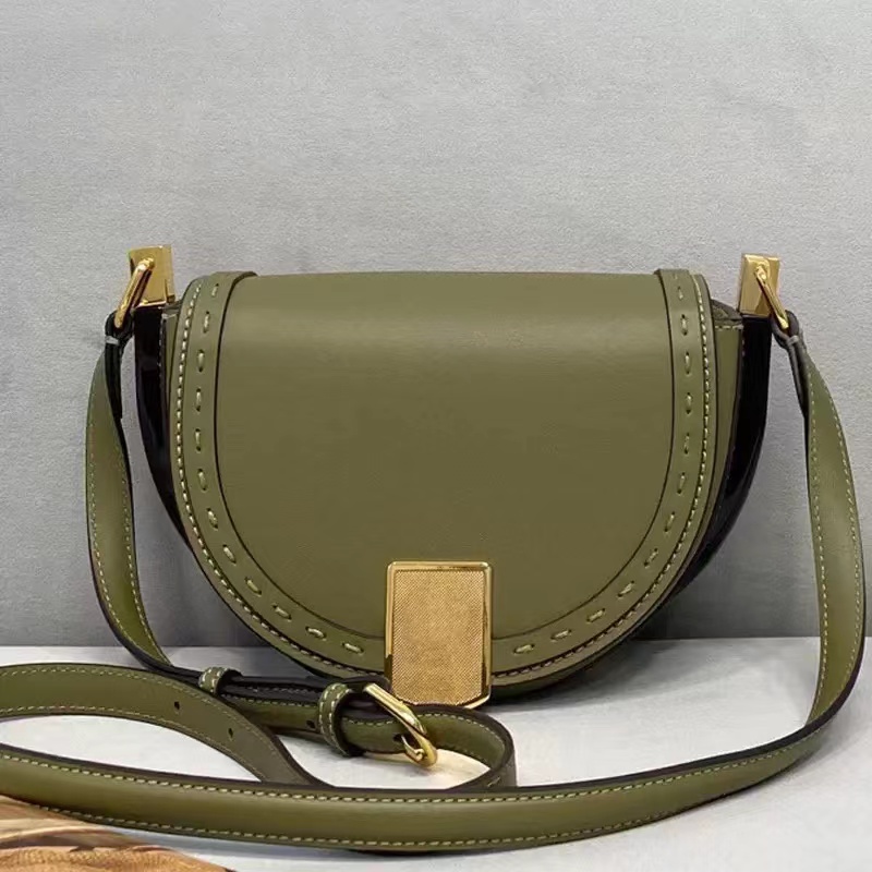 

Designer WoMen's Bag Messenger Bag Fashion Plain Half Moon Thread Genuine Leather Shoulder Crossbody Bags Handbag, Blue