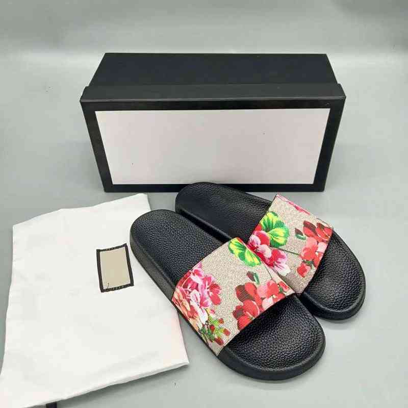 Slipper Designer Women Slippers Luxury Sandals Brand Real Leather Flip Flop Flats Slide Casual Shoes Sneakers Boots canvas sliders