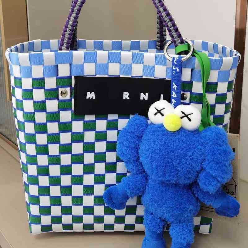 Sacs de main de créateur marn panier de légumes sacs de vacances caritatif limité shopping handle manche couleur assortir sac à main maman yzl
