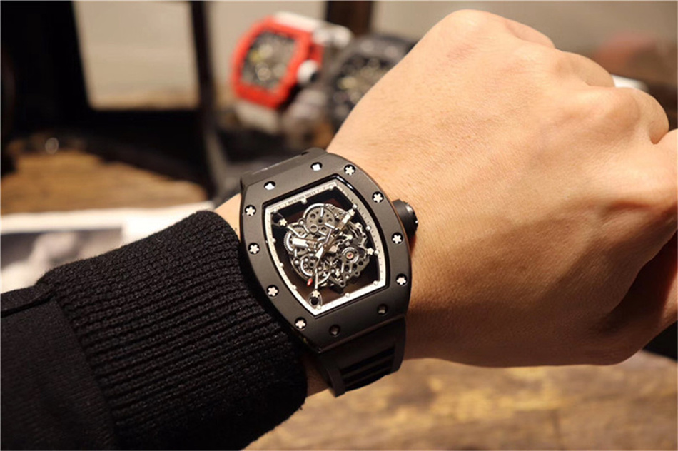 

mens watch designer watches high quality luxury Luminous Sapphire Waterproof Sports Self-wind Fashion Wristwatches automatic watch with box montre luxe RM11-02