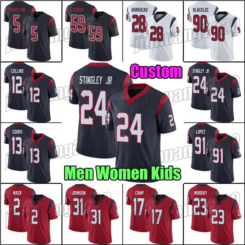

Texan 24 Derek Stingley Jr Davis Mills Brandin Cooks Jersey Football Houstons Marlon Mack Roy Lopez Jalen Pitre Jonathan Greenard Kirksey Rex Burkhead Chris Conley, Man custom jersey (dzr)