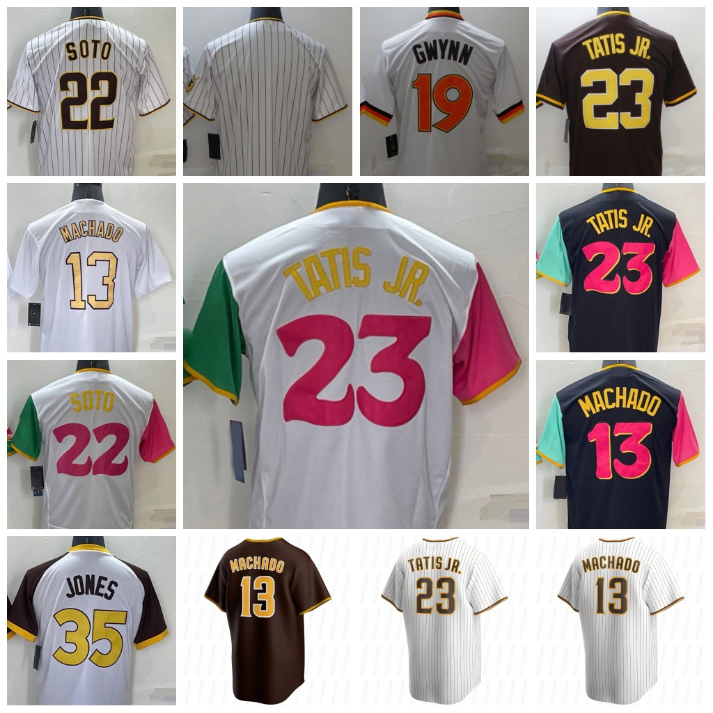 

2022 City Connect Jersey Fernando Tatis Jr. Manny Machado Tony Gwynn Abrams Jake Cronenworth Joe Musgrove Yu Darvish Kim Voit Cano Juan Soto Josh Bell Josh Hader, 10