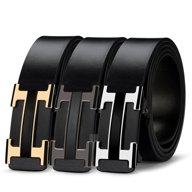 Ceintures de marque pour hommes en gros ceinture d'affaires en cuir hommes femmes alliage boucle automatique lettre décontractée jeans ceinture e