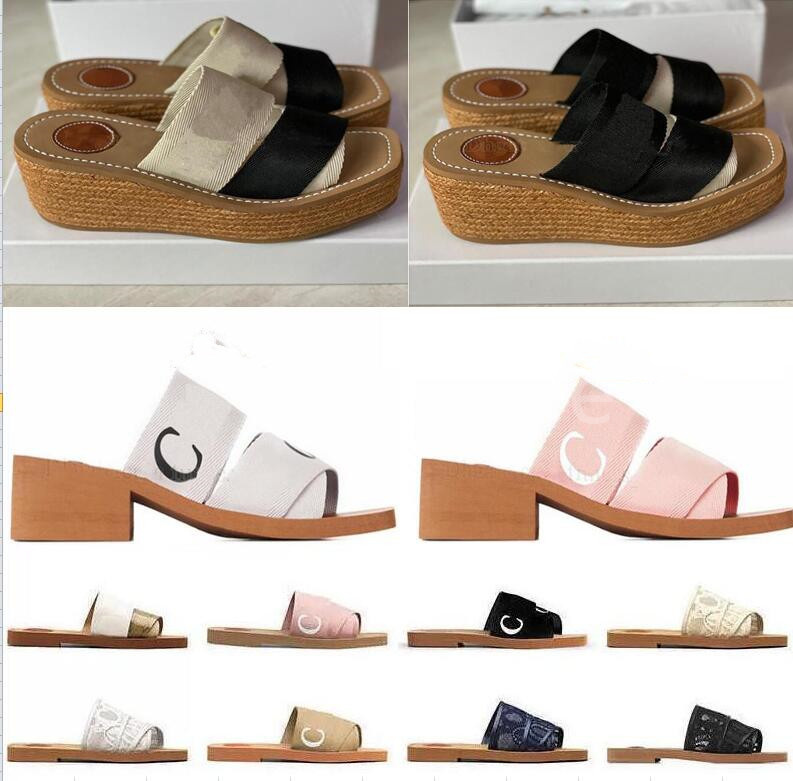 

Designers Luxurys Sandals Womens Slippers Flat Platform Mule Wooey Slider Slides Black White Pool Ladies Casual Sandal Paris Summer Outdoor Beach Shoes, K11