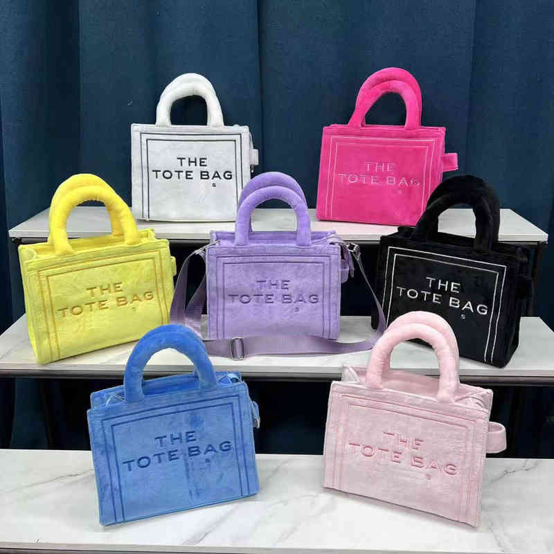 

Tote Bag Marc Totes Bags Women Designer Bags Plush Handbag Fashion All Match Shopper Shoulder Handbags, My01 27*23*12cm