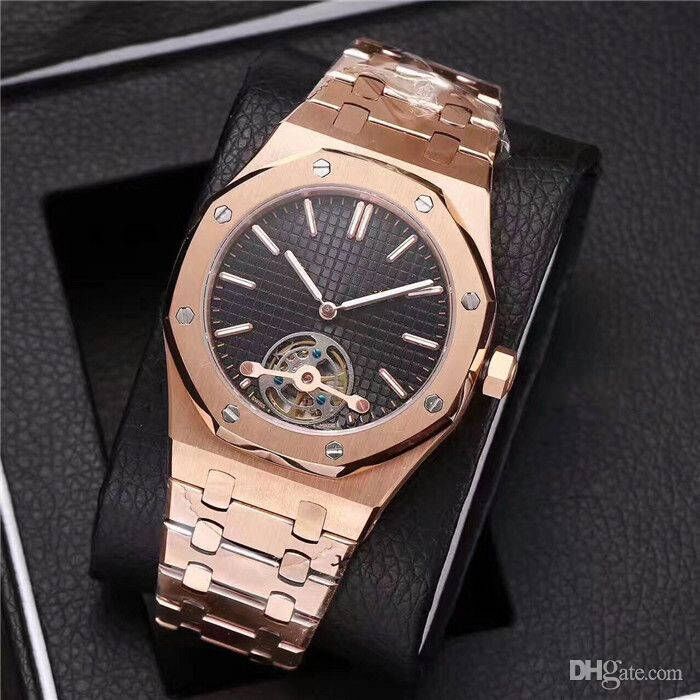 Rectangular Square Men's Watch waterproof flywheel siliver watches r automatic mechanical watch wristwatches-image-791066690