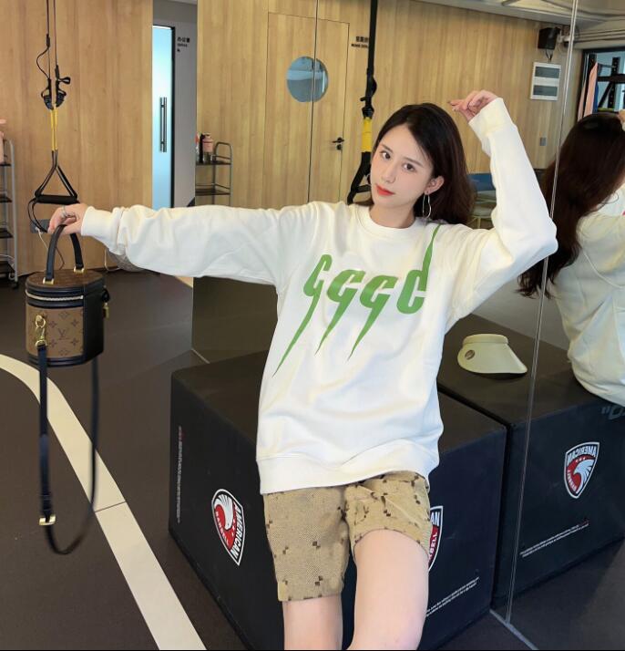 2022 Paris designer women's hoodie hoodies fashion high-end round neck men's hoodies sweatshirt G letter print classic style-image-791052186
