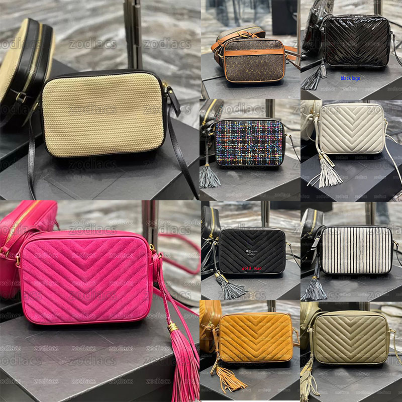 

LOU Camera bag quilted suede and smooth genuine leather vintage tassel shoulder sacoche messenger purse cross body bags new designer lambskin luxurys handbag, Customize
