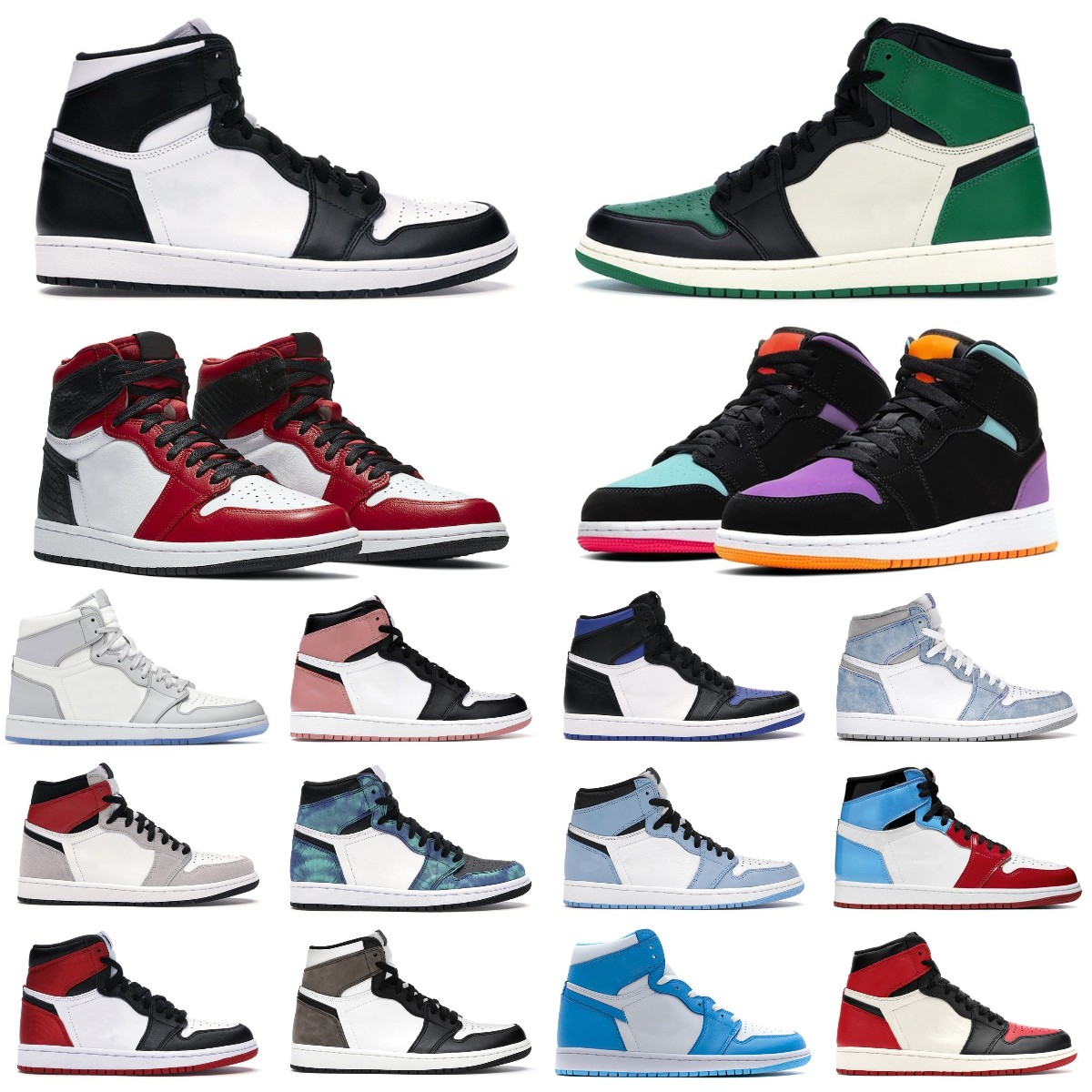 

NEW OG 1 Reverse Mocha 1s Basketball Shoes Black White Chicago Bred Patent University Blue Hype Royal Dark Mocha Mens Trainer Sports Sneakers, Bubble column