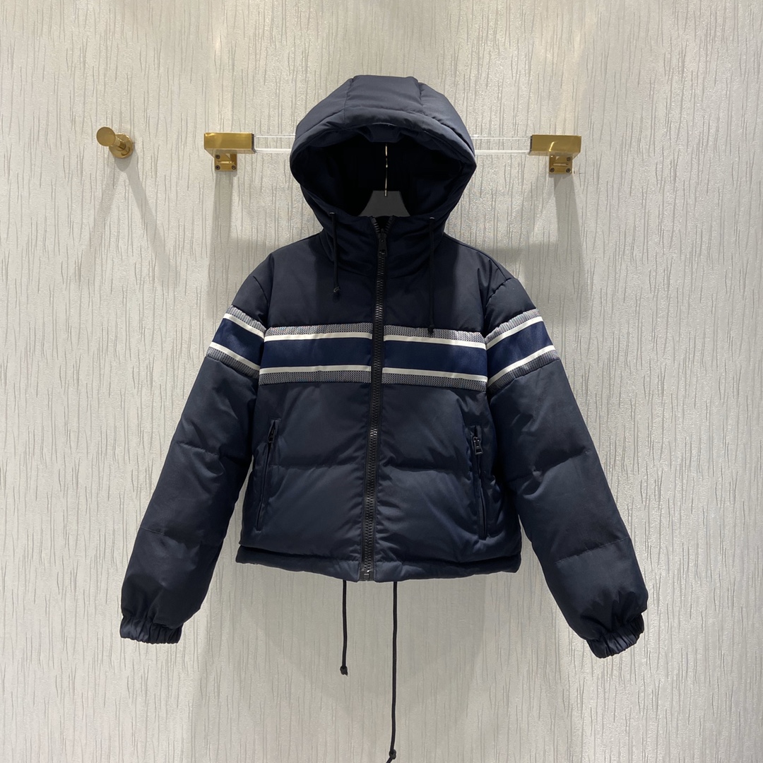 Double sided down jacket high quality women's Jackets designer fashion two styles short coats Draw string design clothing