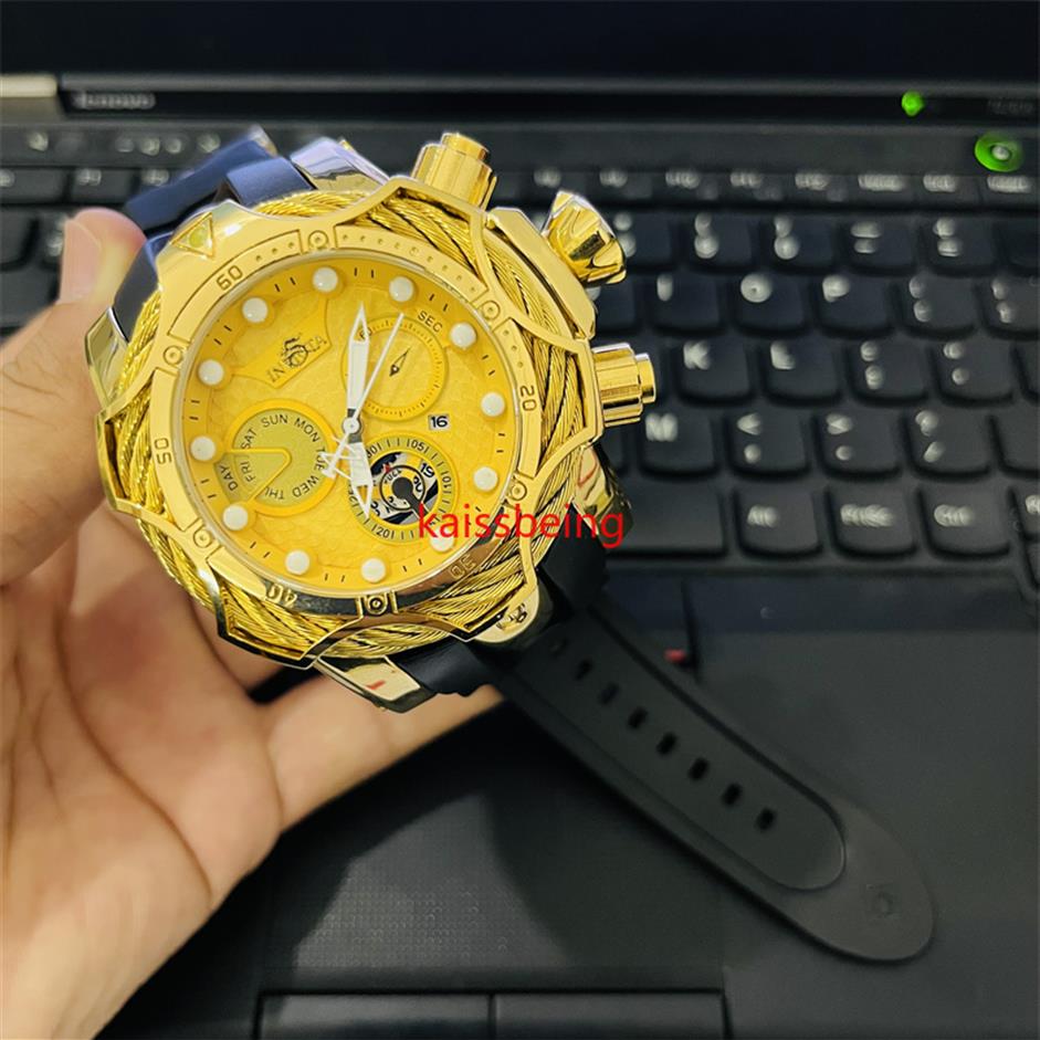 

138 Reserve Venom Top Brand Luxury Quality Men Watch Undefeated Luminous Invicto Reloj De Hombre For Drop2513