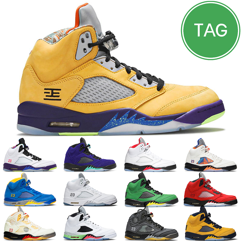 

5 retro men basketball shoes 5s Camo Top 3 Sail What The White Cement Stealth Oreo International Alternate Raging Flight mens trainer Outdoor sports sneakers, #20