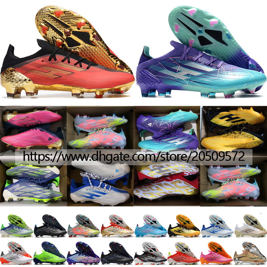 

Send With Bag Mens X Speedflow.1 FG Soccer Boots Top Quality Football Cleats Outdoor Firm Ground Purple Blue Green White Yellow Gold Black Red Orange Knit Soccer Shoes, Fg 23
