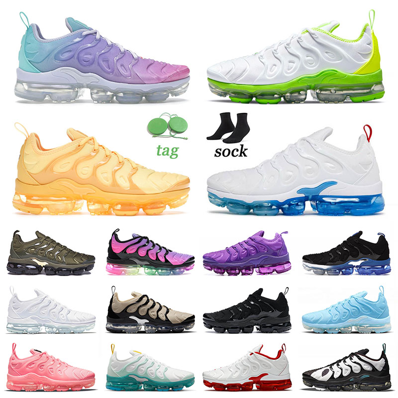 

2022 New Arrival Plus Tn Running Sports Shoes for Men Women Pastel White University Blue Bubblegum Cherry Tennis Ball Griffey Trainers Sneakers, C46 black royal 39-47