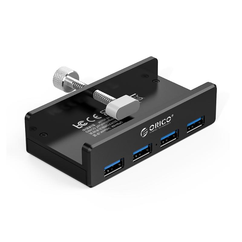 

Hubs MH4PU Aluminum 4 Ports USB 3.0 Clip-type HUB For Desktop Laptop Clip Range Dock Station Computer AccessoriesUSB