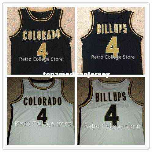 

#4 Chauncey Billups Colorado Buffaloes College Basketball Jerseys Retro Top Stitched McDonald ALL AMERICAN jersey vest Jerseys Ncaa, Black