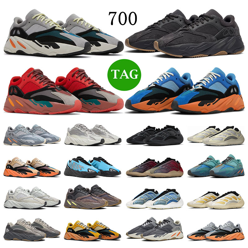 

700 V3 V2 Wave Runner Solid Grey MNVN men running shoes Azael Alvah Utility Black Hi-Res Red Inertia Fade Carbon Vanta Static women outdoor sports trainers, 22