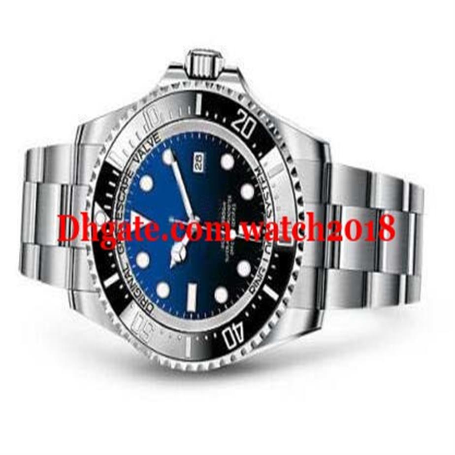 

Luxury Watch Stainless Steel Bracelet 44mm Blue James Cameron 126660 Mens Watch Automatic Fashion Men's Watch Wristwatch273T, Silver