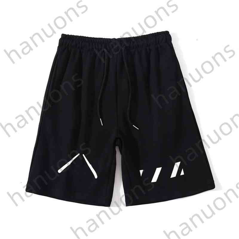

Off Summer Shorts Fashion Brand Loose Men's and Women's Ow Lover's Capris Beach Pants White Mother of Printing x, 22