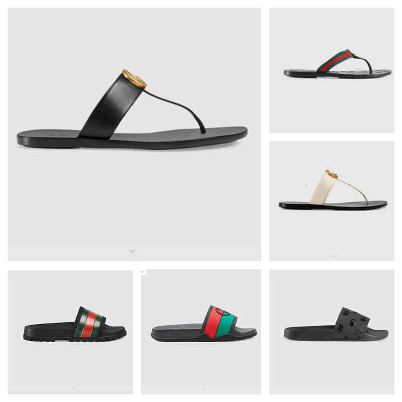 

High 2022 Quality Women Slipper Summer Rubber Sandals Beach Slide Fashion Scuffs Slippers Indoor Shoes Size Eur 35-45 with Box Home011 02