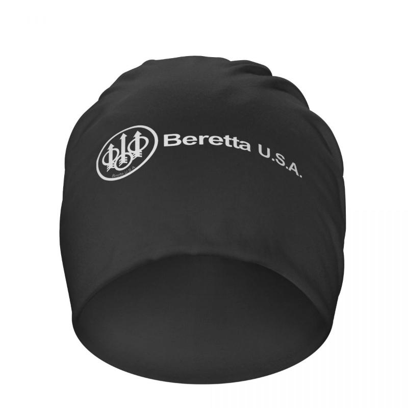 

Berets Backy Beretta Beanies Pullover Caps Adult Hip-Hop Bonnet Hat Military Gun Skullies Warm Polyester Winter Cycling HatsBerets, White