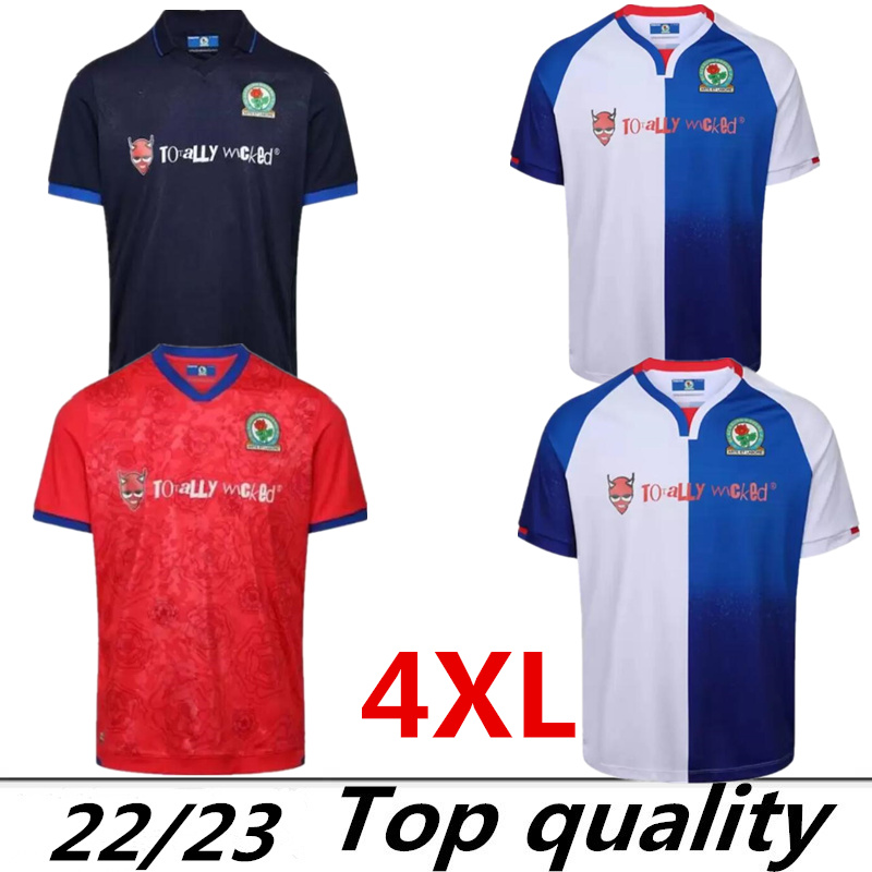 

XXXL 4XL Blackburn Rovers Soccer Jerseys 2022 2023 Home Away Football shirt Kit ROTHWELL GALLAGHER DOLAN BRERETON 22 23 DIAZ DACK LENIHAN maillots de foot