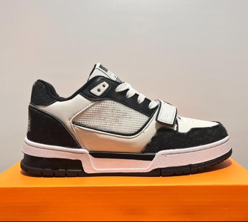 

Fashion Men Women Trainer Shoes Luxury Designer Mens Womens Low Lace-Up Casual Flats Sneakers Outdoor Unisex Zapatos Loafers 36-44