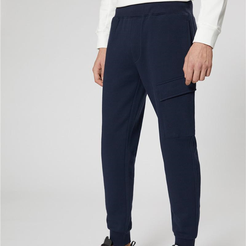 

Men's Pants Lens Pocket Sweatpant Trendy Slim Fit Trousers Casual Mens Korean Clothing Cargo Woman High Street Fashion, Black