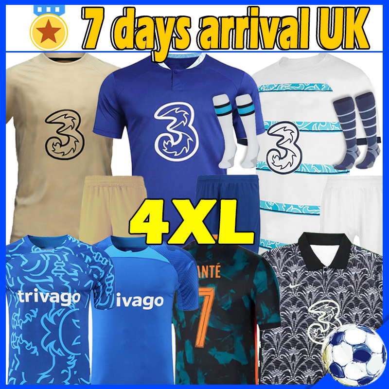 

XXXL 4XL 22 23 cfc STERLING #17 soccer jerseys limited-edition WERNER HAVERTZ ZIYECH PULISIC Jorginho 2021 2022 2023 Camiseta KANTE Men Kids football shirts Big Size, 22-23 gk