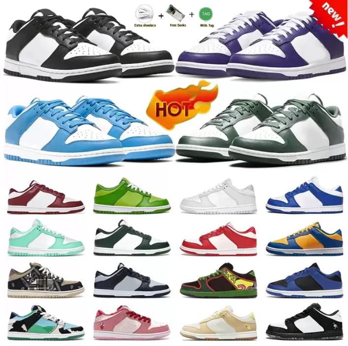 

2022 Running Shoes Panda Designer Low Top Men Women Harvest Moon Black White Georgetown UNC Syracuse Court Purple Orange Pearl Womens Trainers Sneakers, 48