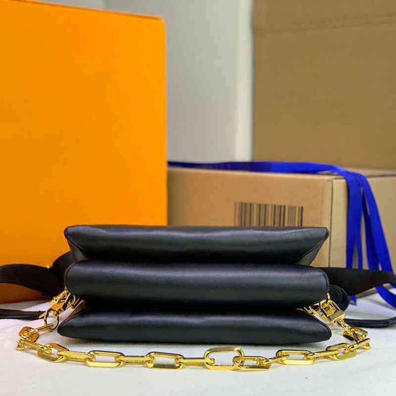 

5A M57783 M57782 COUSSIN medium handbag women chain bag fashion designers purses womensr embossing shoulderstrap removable, Box