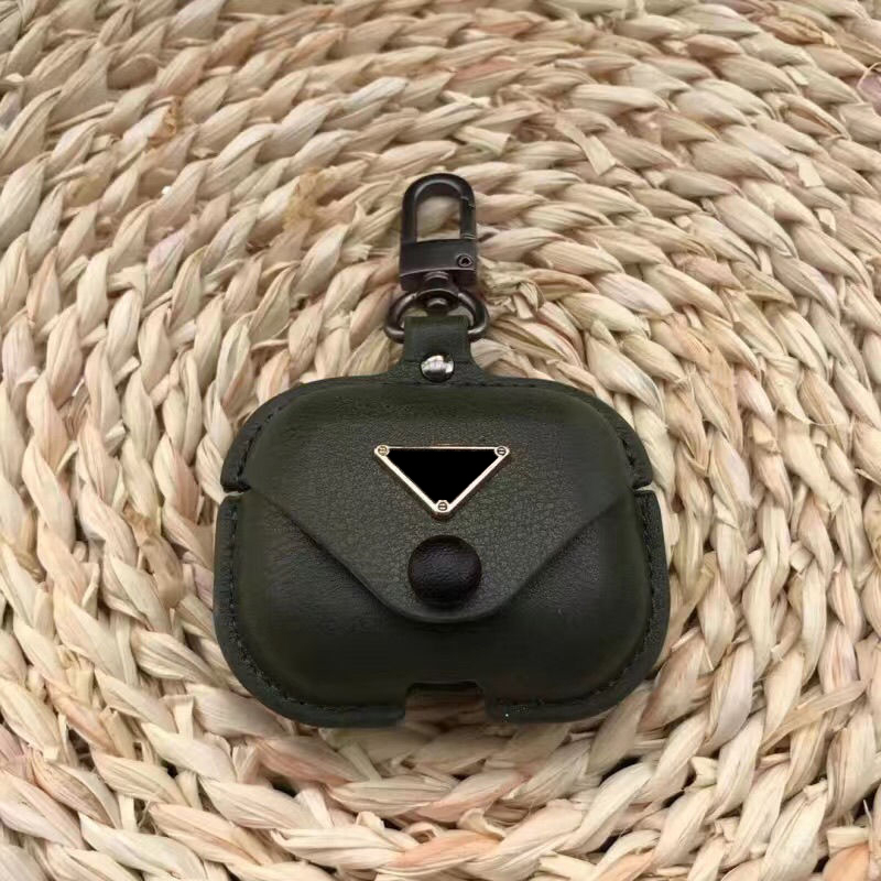 

Designer Earphone Case Fashion AirPods Cases Wireless Bluetooth For AirPods3 1 2 Pro Leather Air Pods Cover