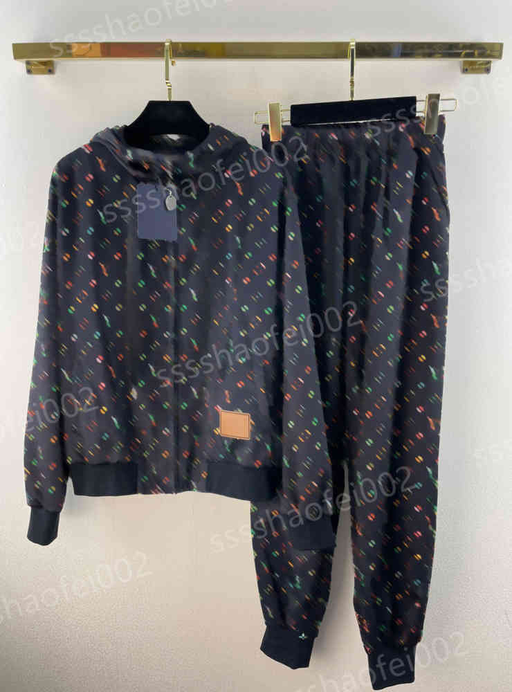 

Women Two Piece Pants Louislogo Suit Fashion LOGO Design High-end Fabric Designer Tracksuits 2022AW Casual Suits 2 Piece Sets Designers Female Apparel 0912, 11