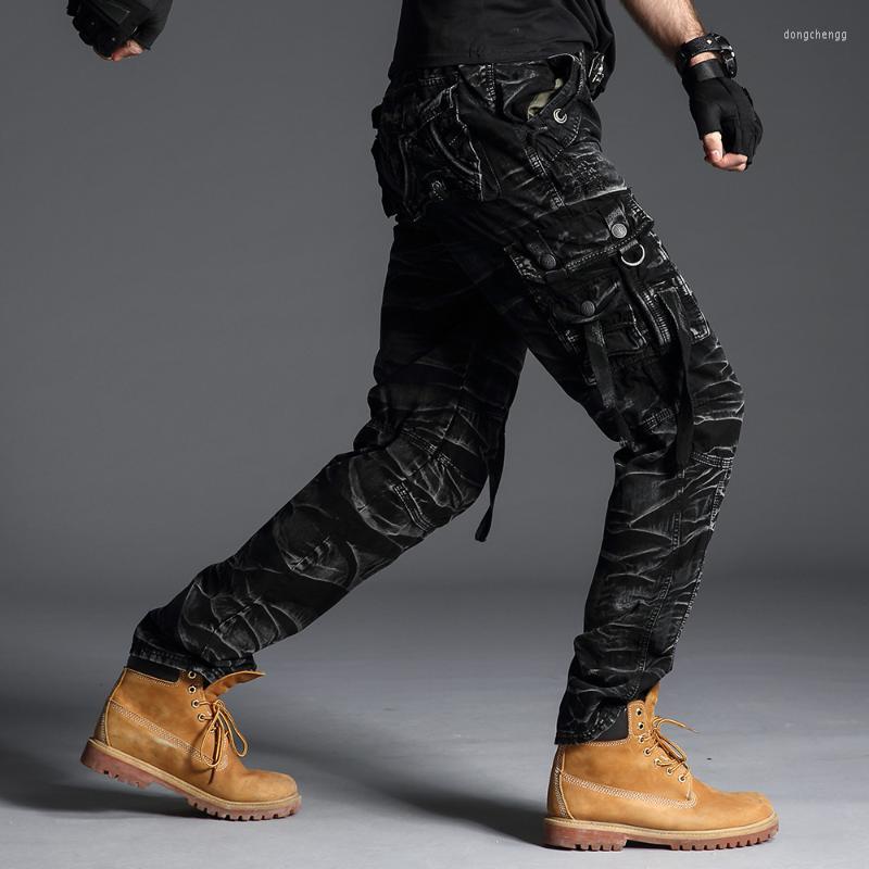 Men's Pants Brand Men Rip-stop Soldier Combat Trousers Cargo Mens Band Tactical Camouflage Military Militar WorkMen's