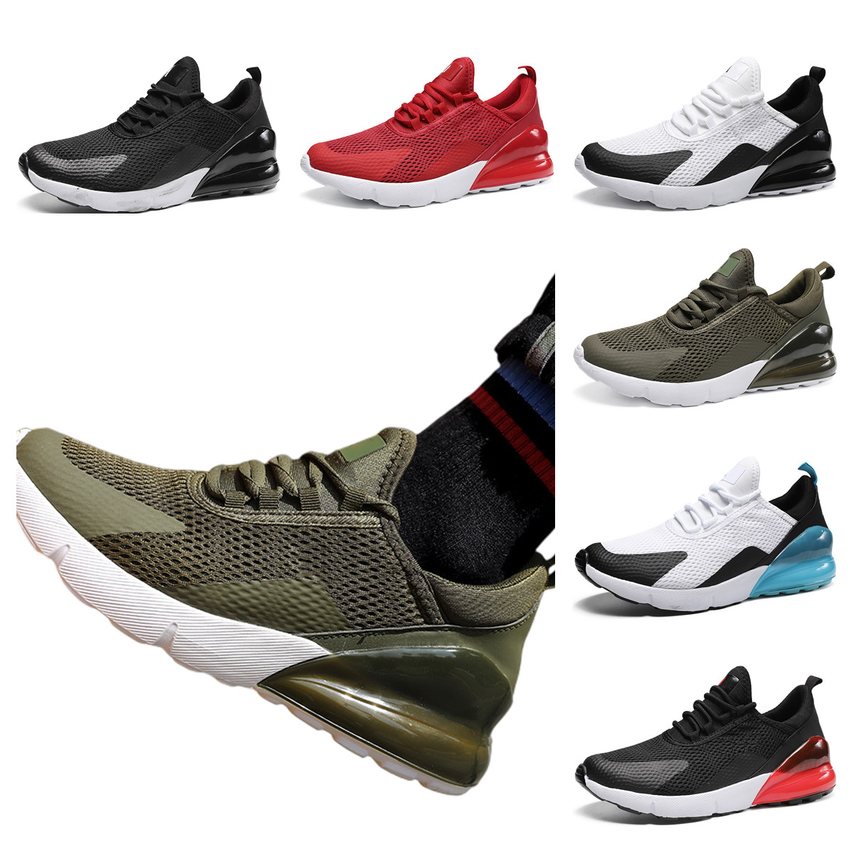 

2022 LL270 air-cushion Sports Skateboarding Shoes Running Tenni Basketball Fitness Trainings Walking Casual shoe MENS Dress Shoes hide logo Oversize EURO 36-47, Black-white