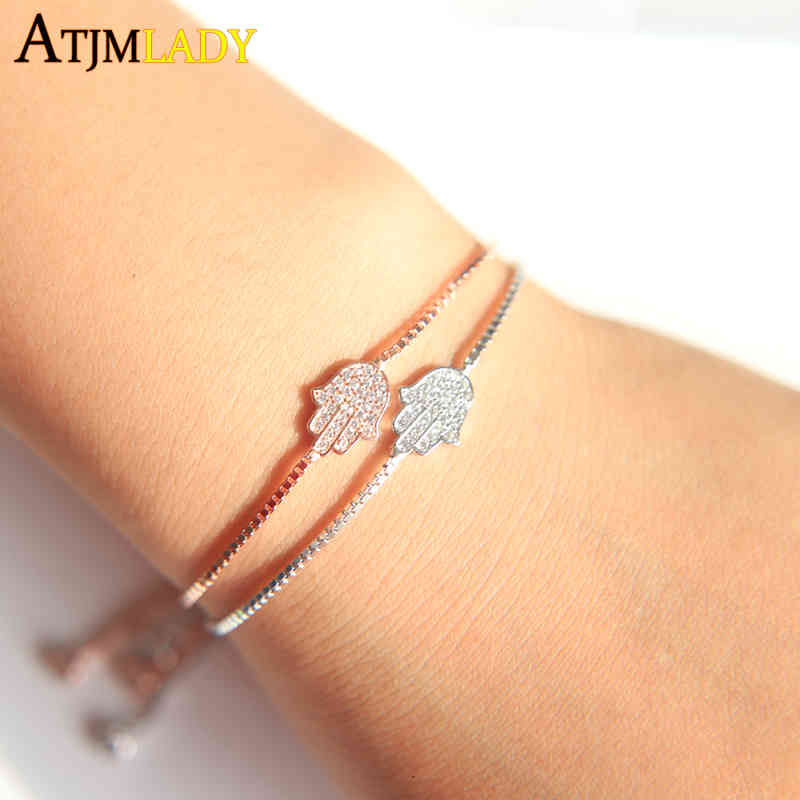 Bracelet Bangle Designer Real 925 Chaînes réglables en argent sterling