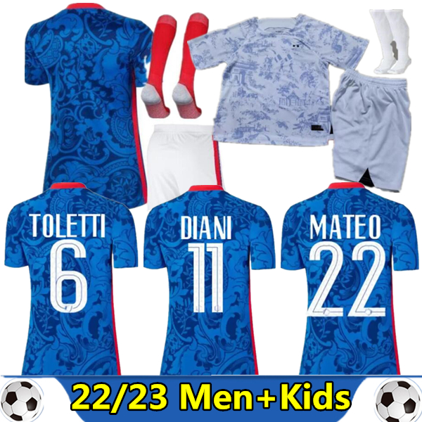

MBAPPE BENZEMA French Soccer jerseys 2021 GRIEZMANN POGBA GIROUD KANTE home away 22 23 Francia fans player Football shirts men kids kit sock, White