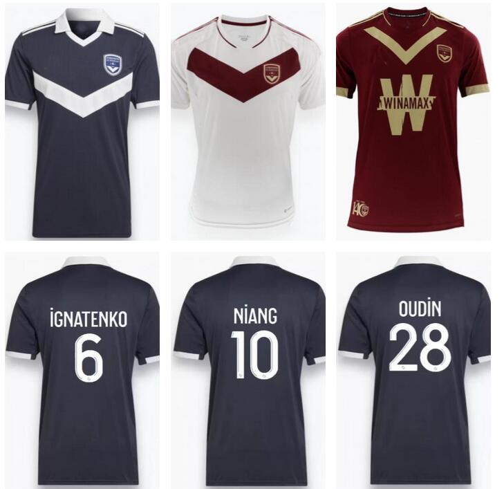 

22 23 Girondins de Bordeaux Soccer Jerseys 2022 2023 ADLI BRIAND OUDIN .KALU T.BASIC Men Kids Kit special uniform maillot de football Shirt home away 140th