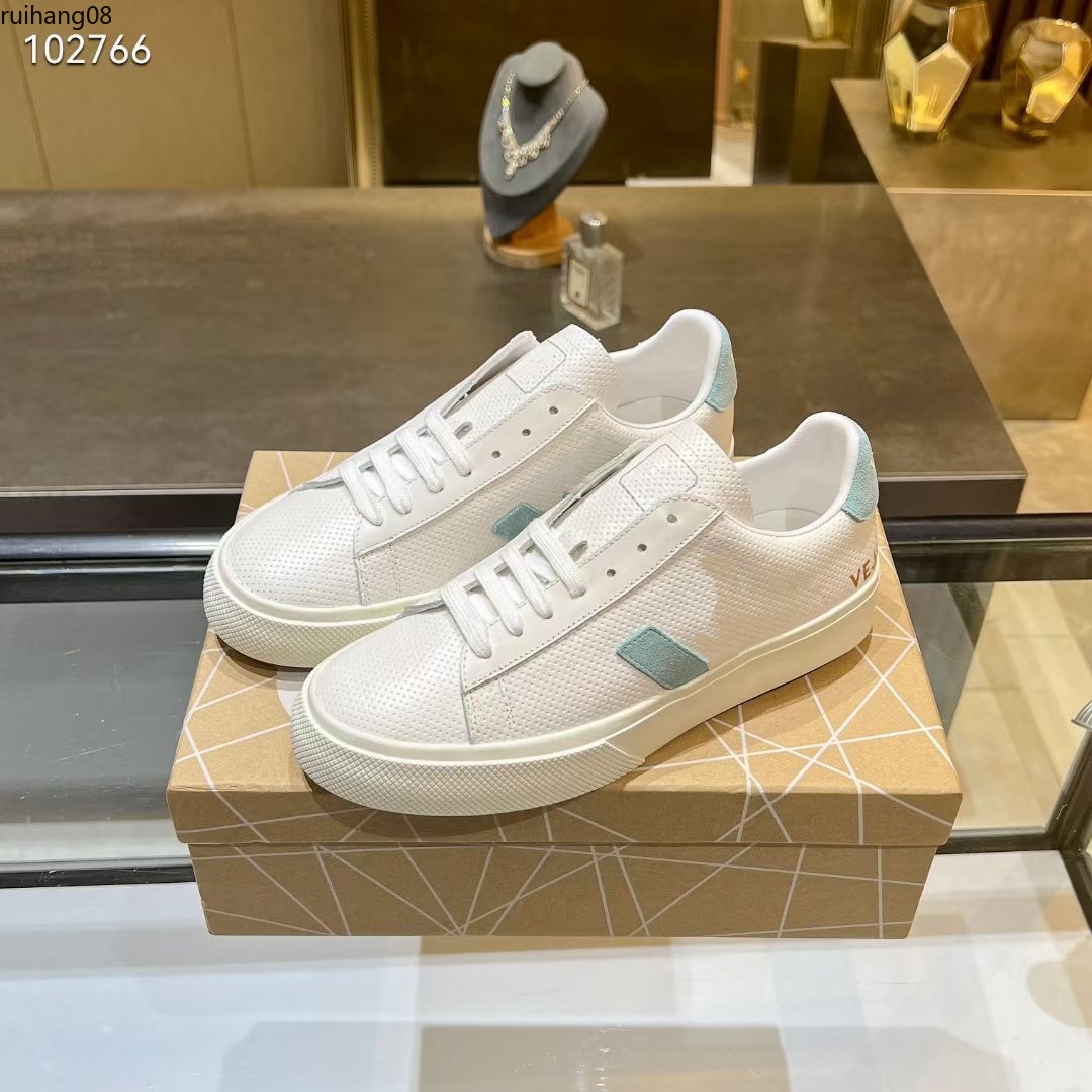 

New Mens Veja V-10 Leather Extra Sneakers Women Esplar Calfskin Trainers Fashion White Low-top Chaussures Breathable Running Shoes Mkjk00001asdaws