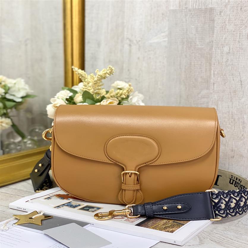Ladies leather bag 7A high-end top-quality one-shoulder cross-body bags classic fashion leisure business entertainment with long s177t
